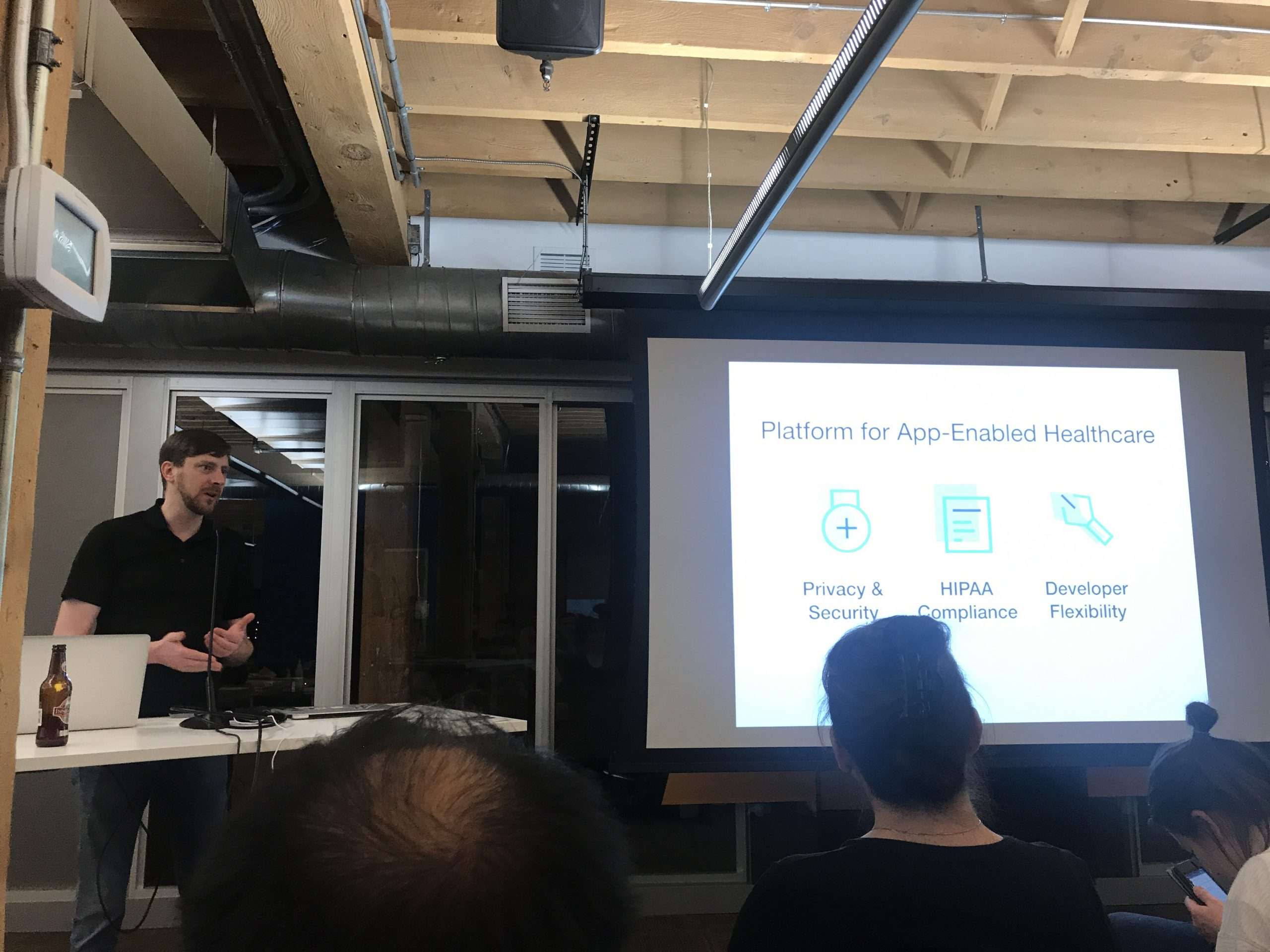 MedStack CTO Simon Woodside Presenting at DevTO on November 27, 2017.